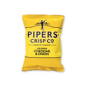 Pipers Chips Cheddar and Onion