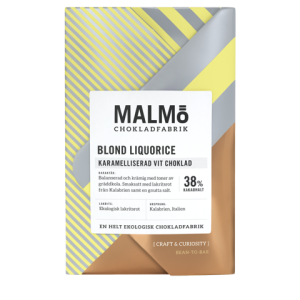 Malmö Choklad Craft Blond Liquorice 38%