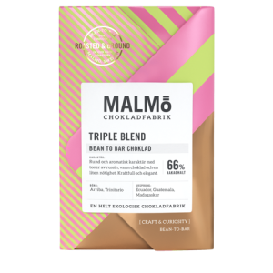 Malmö Choklad Craft Triple Blend 66%